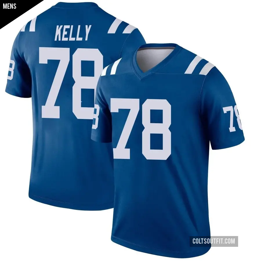 Men's Indianapolis Colts ＃78 Ryan Kelly Royal Legend Jersey