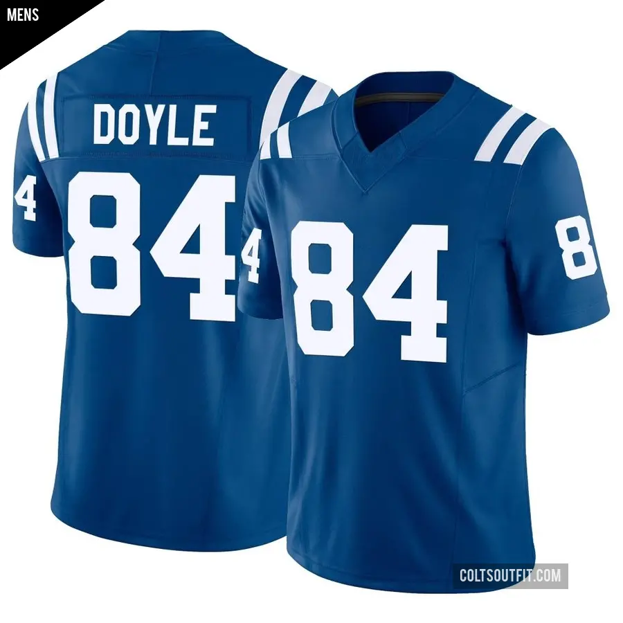 Men's Indianapolis Colts ＃84 Jack Doyle Royal Limited Vapor F.U.S.E. Jersey