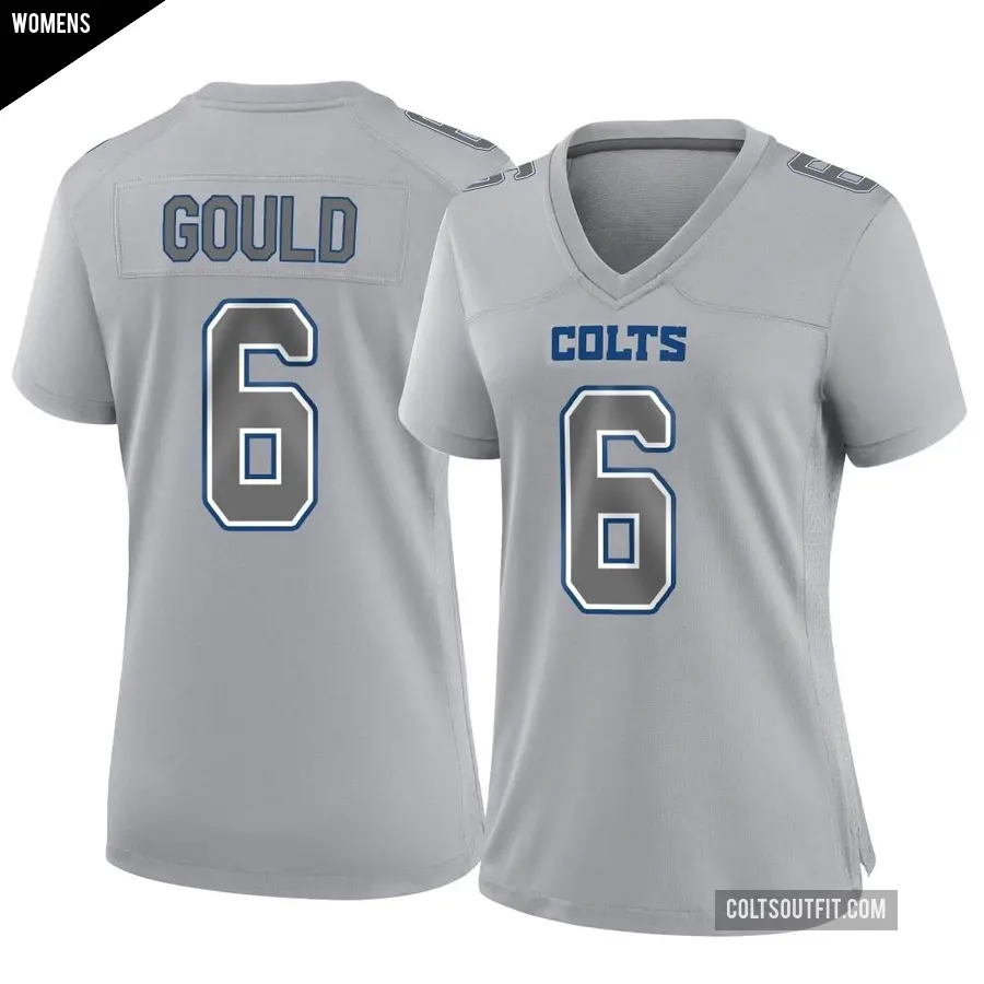 Women's Indianapolis Colts ＃6 Anthony Gould Gray Game Atmosphere Fashion Jersey