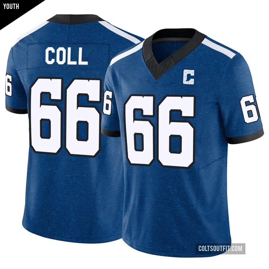 Youth Indianapolis Colts ＃66 Ryan Coll Royal Limited Indiana Nights Alternate Vapor F.U.S.E. Jersey