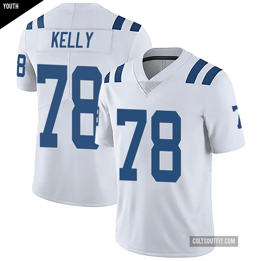 Youth Indianapolis Colts ＃78 Ryan Kelly White Limited Vapor Untouchable Jersey