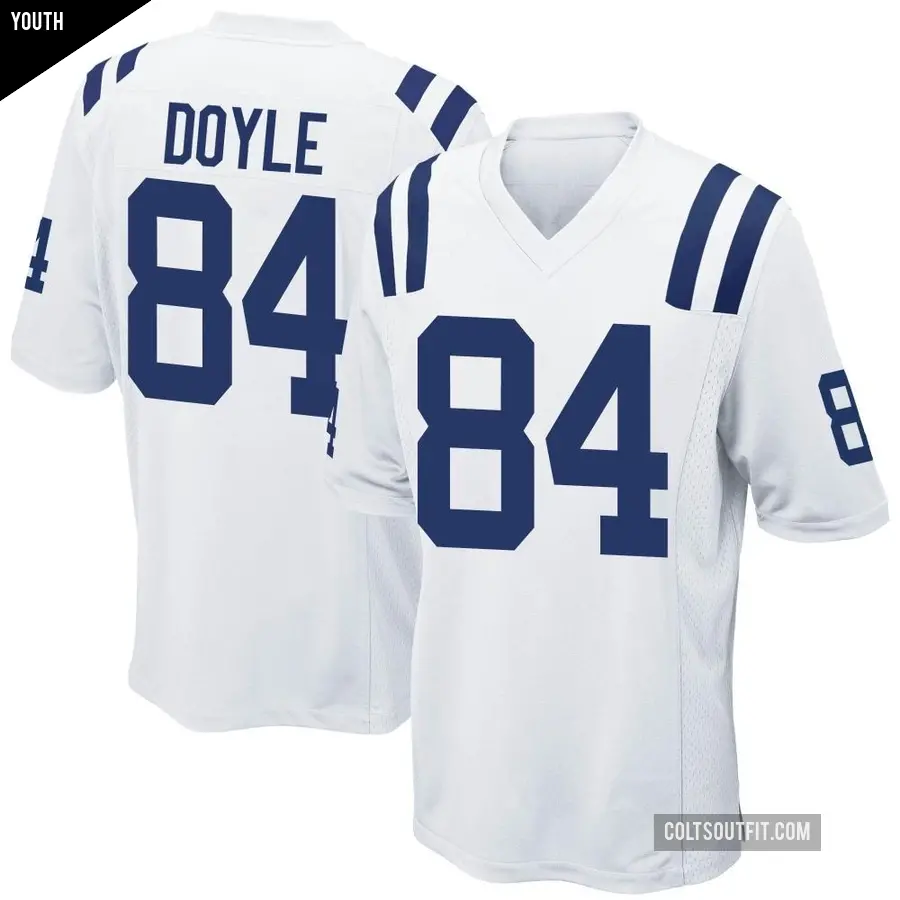 Youth Indianapolis Colts ＃84 Jack Doyle White Game Jersey