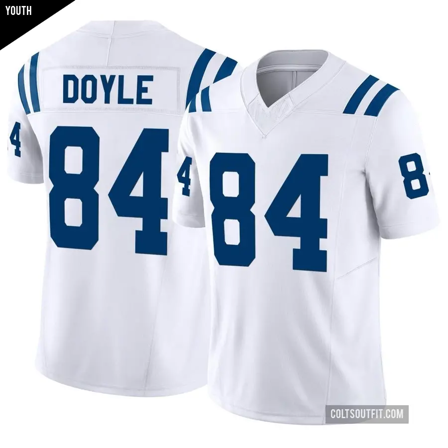 Youth Indianapolis Colts ＃84 Jack Doyle White Limited Vapor F.U.S.E. Jersey